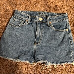 Wild Fable Blue High-Waisted Jean Shorts